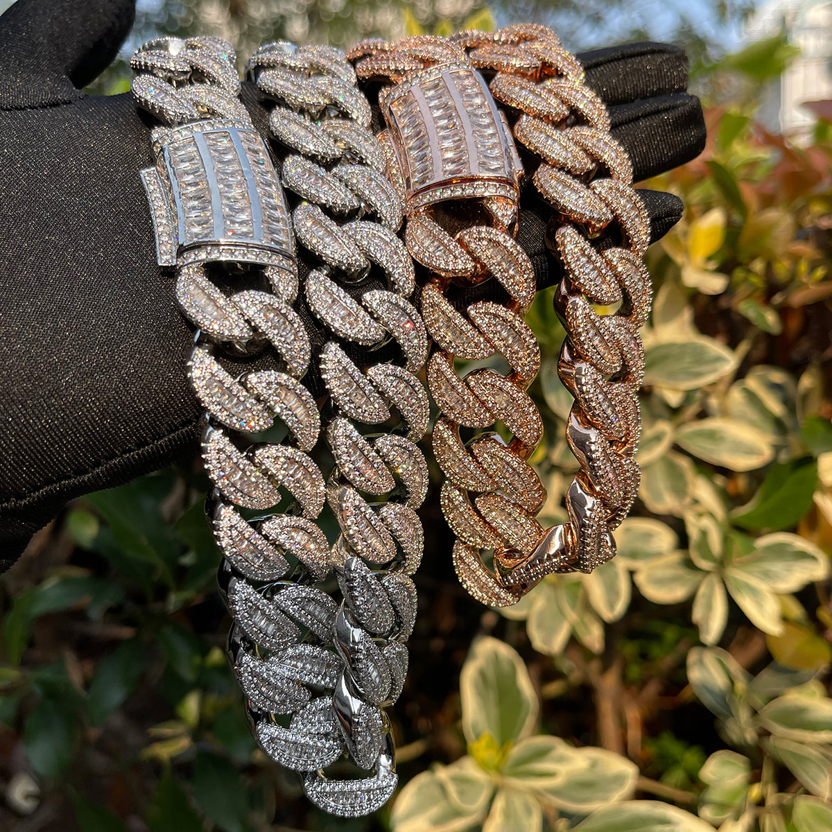 Bling "Royal Baguettes" Cuban Chain 20mm