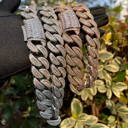 Bling "Royal Baguettes" Cuban Chain 20mm
