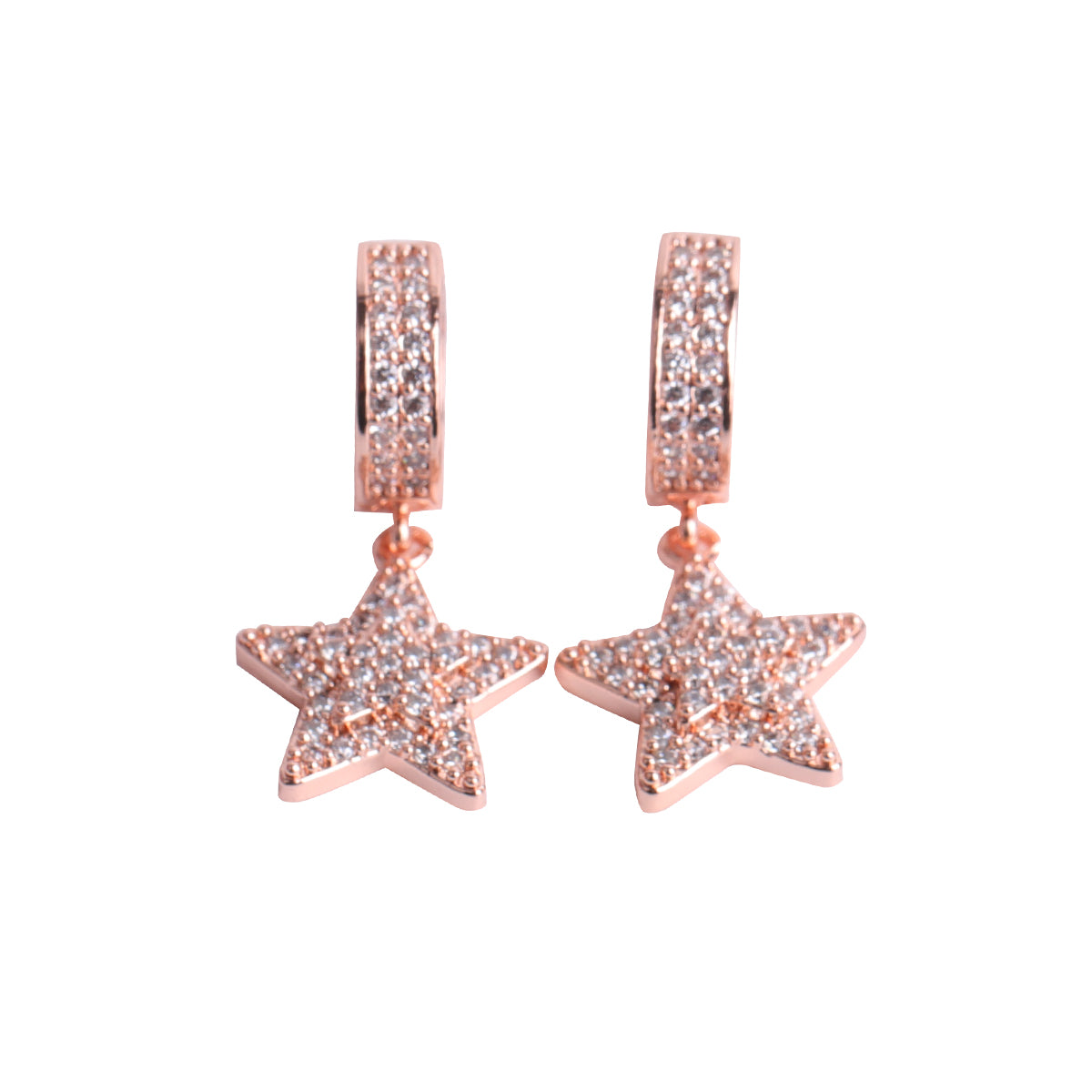 Bling "Star" Hoop Earring