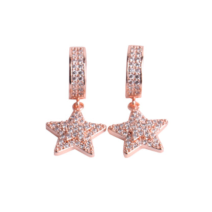Bling "Star" Hoop Earring
