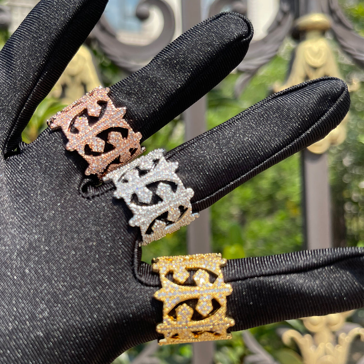 Bling "Cross" Ring III