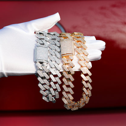 Bling "Straight Edge" Cuban Chain 20mm