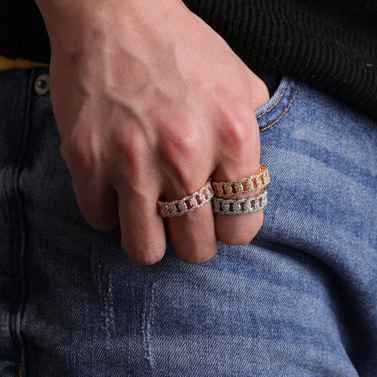 Bling "Cuban" Ring III