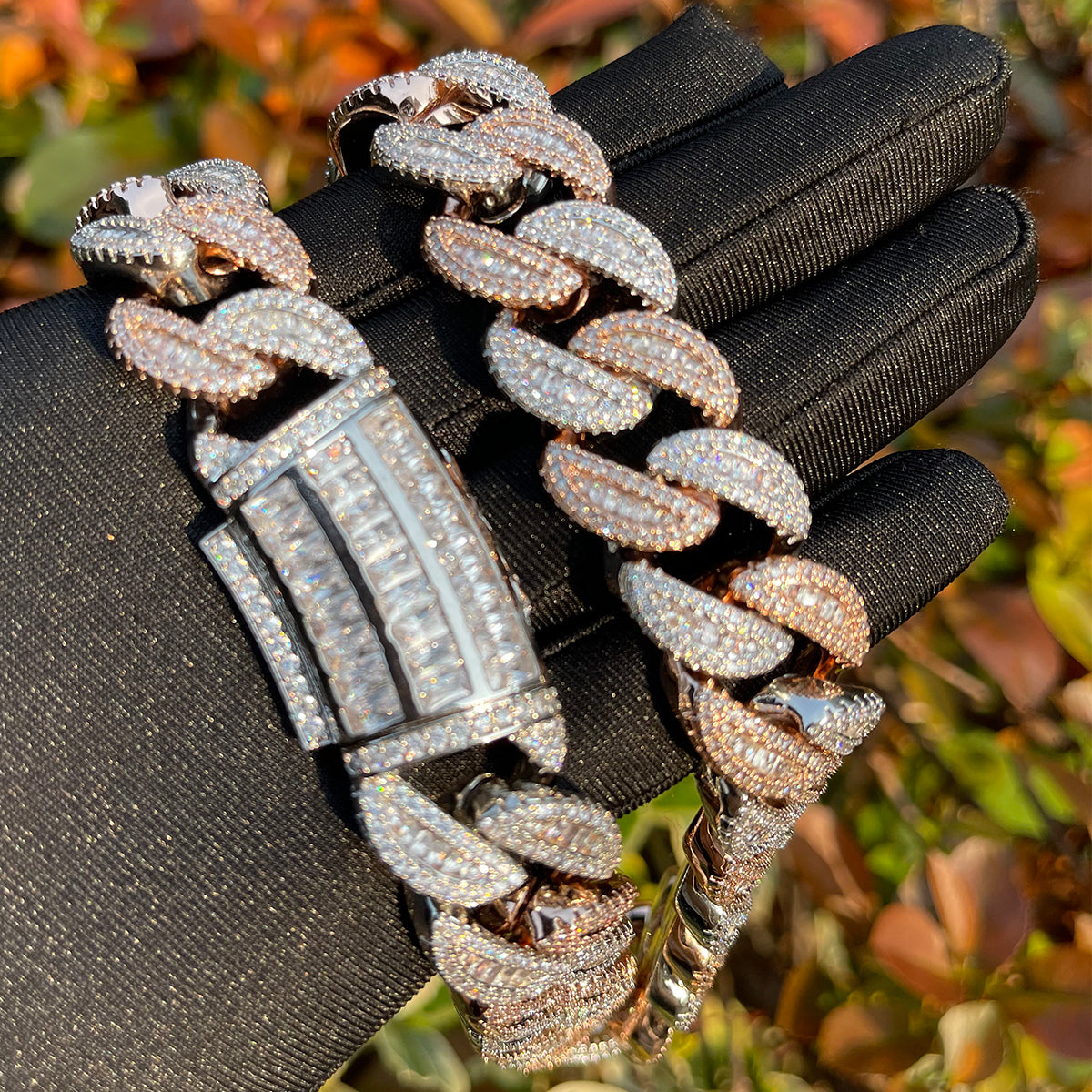 Bling "Royal Baguettes" Cuban Chain 20mm