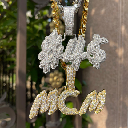 Bling "Savage" Custom Pendant