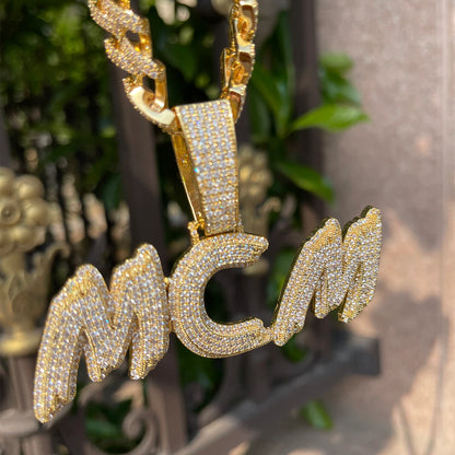 Bling "Savage" Custom Pendant